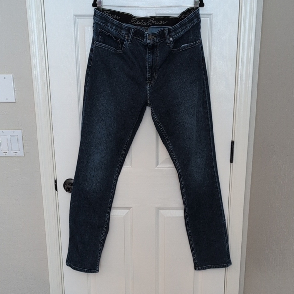 Eddie Bauer Dark Blue Straight Leg Jeans